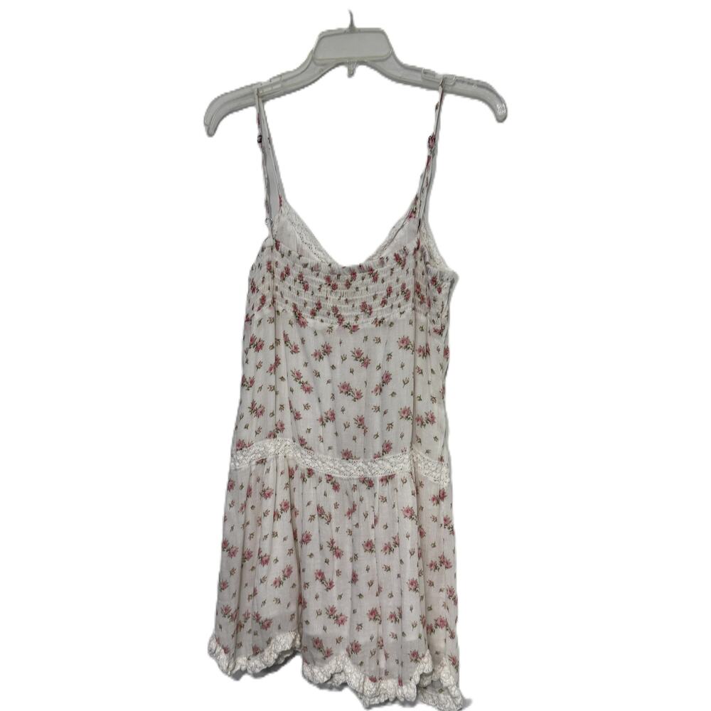 Ralph Lauren Denim & Supply white Sundress 100% Cotton gauze floral print Size L - Picture 8 of 13